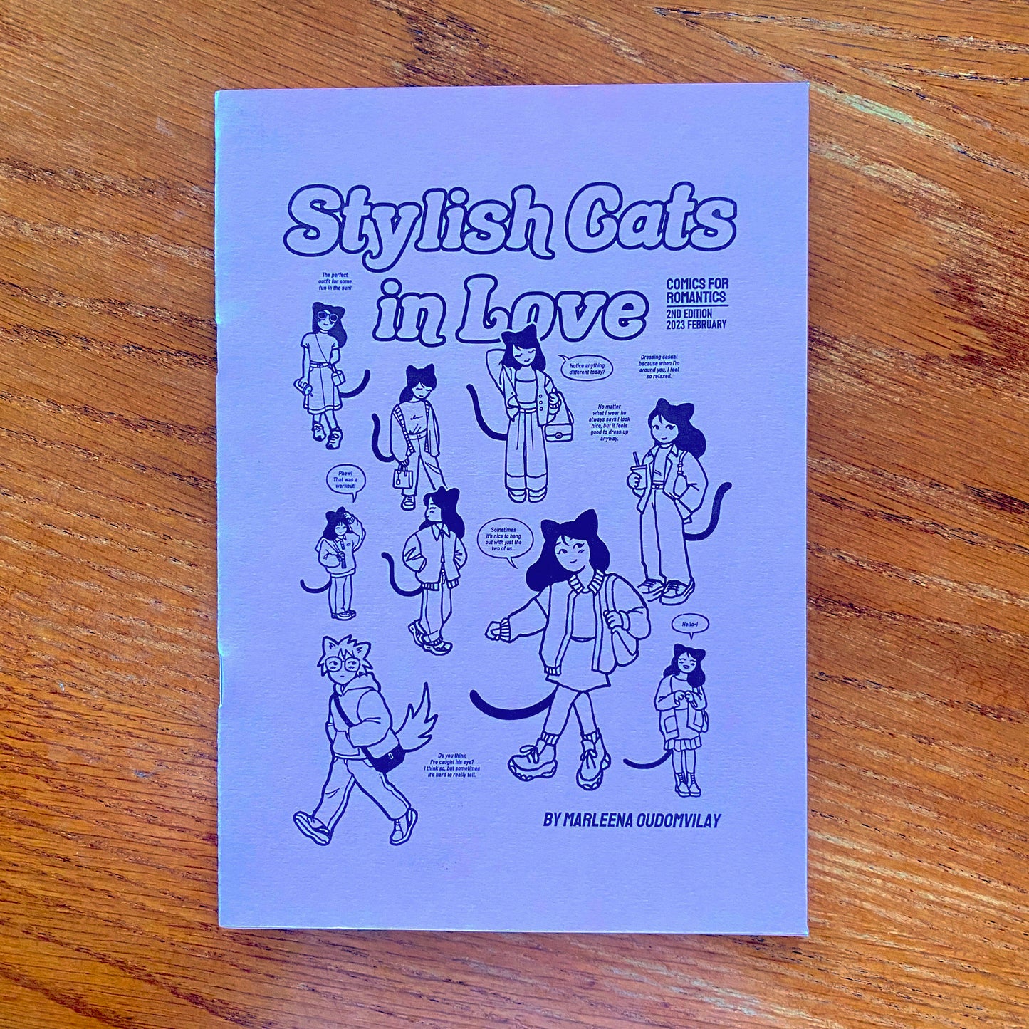 Stylish Cats In Love - Marleena Omvilay