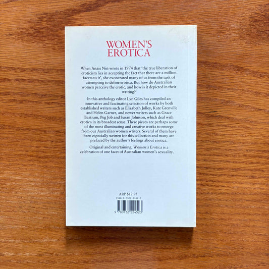 Women's Erotica: Erotica by Contemporary Australian Women - Lyn Giles