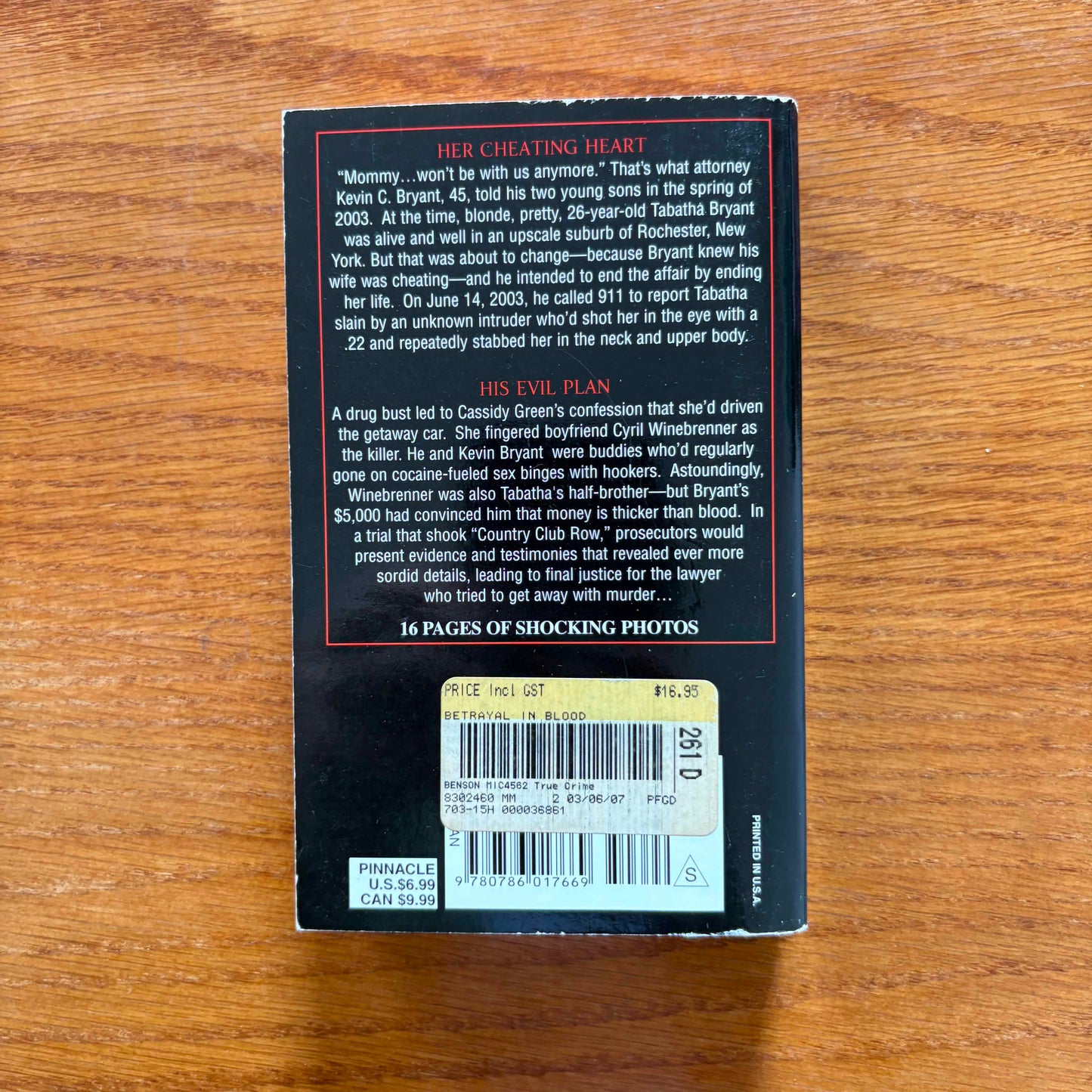 Betrayal In Blood - Michael Benson