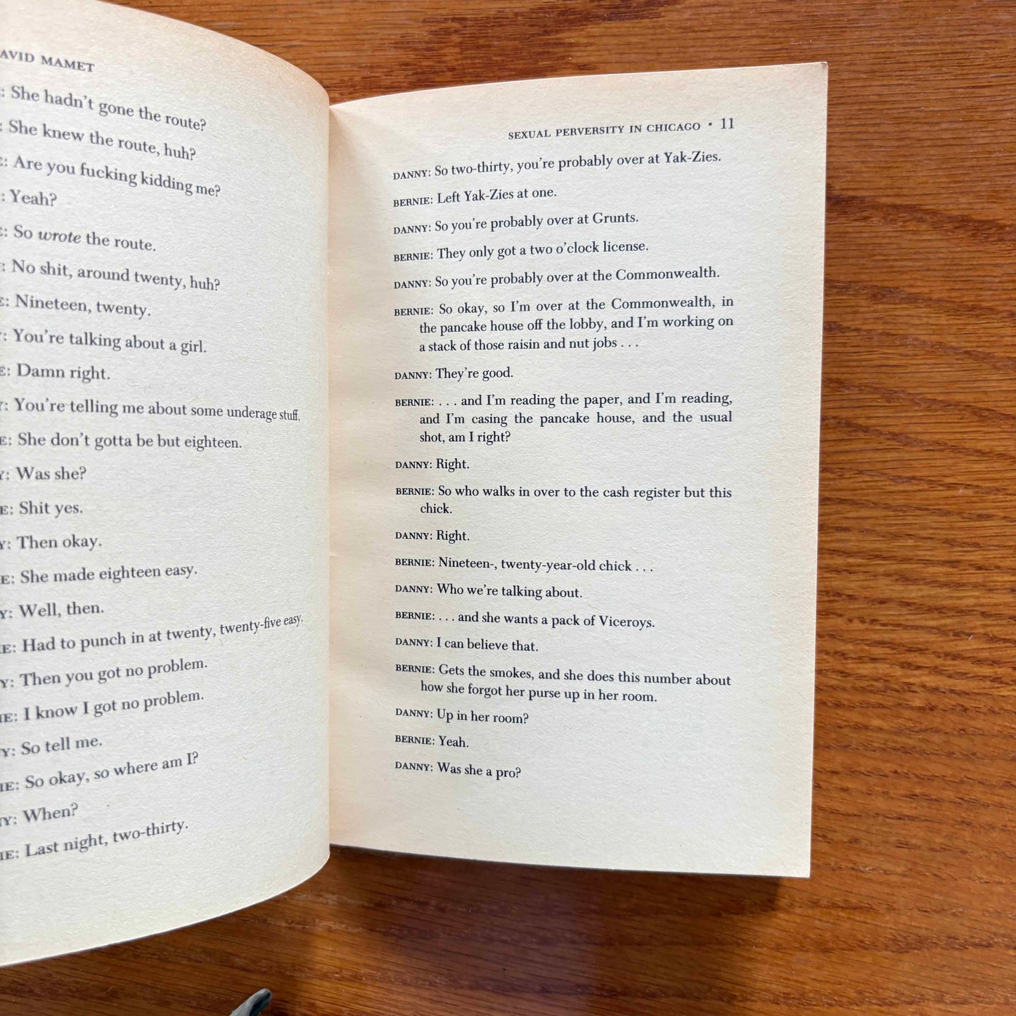 Sexual Perversity In Chicago & The Duck Variations - David Mamet
