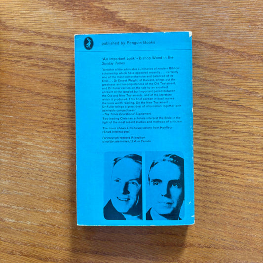 The Book of the Acts of God - G. Ernest Wright & Reginald Fuller