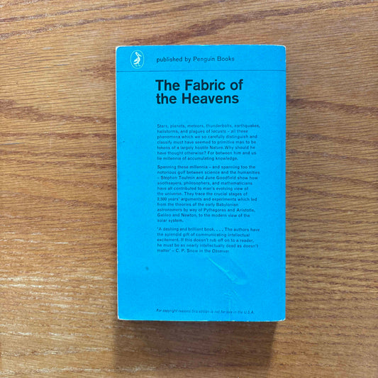 The Fabric Of The Heavens - Stephen Toulmin & June Goodfield