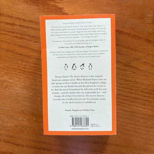 The Secret History - Donna Tartt