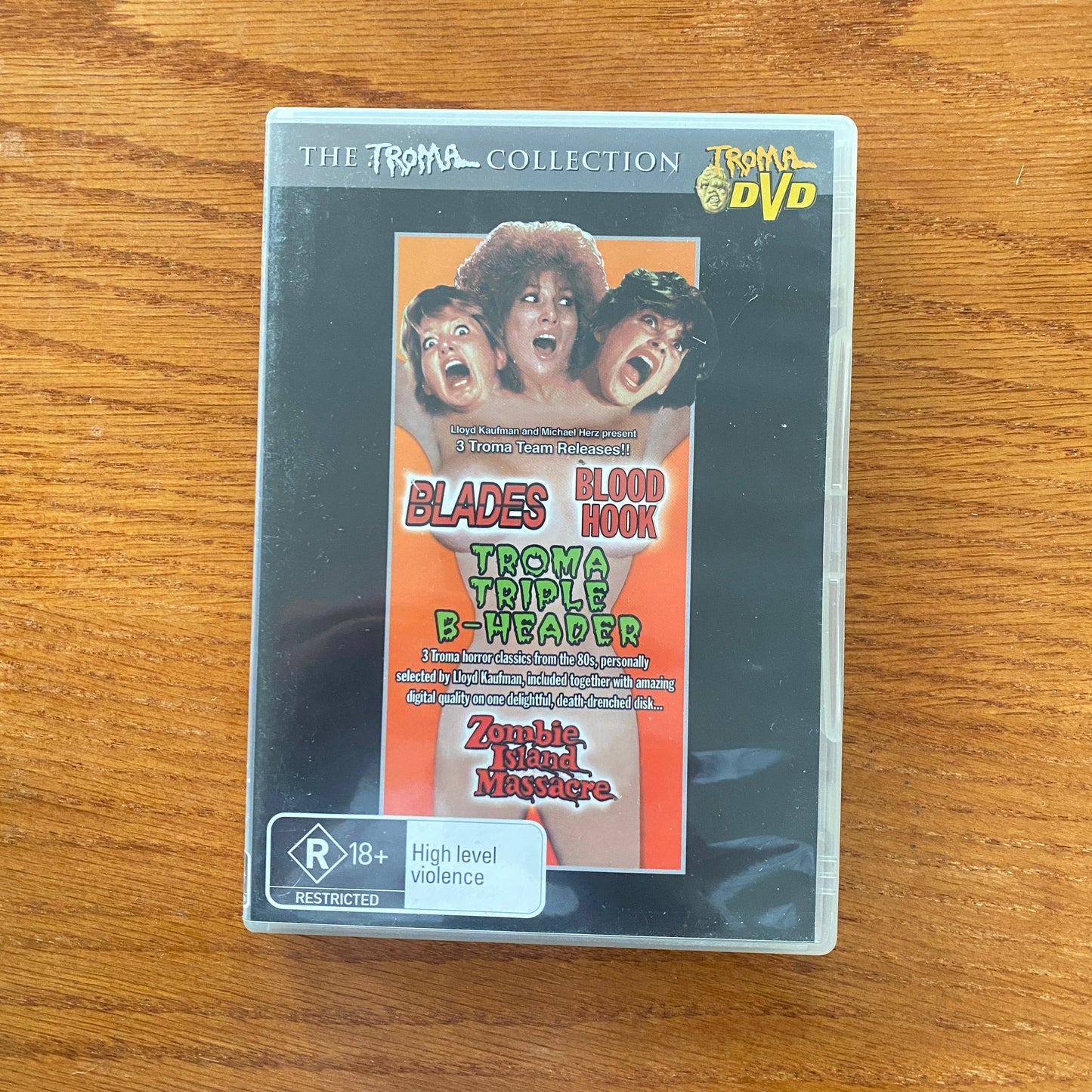Troma Triple B-Header - Blades - Blood Hook - Zombie Island Massacre
