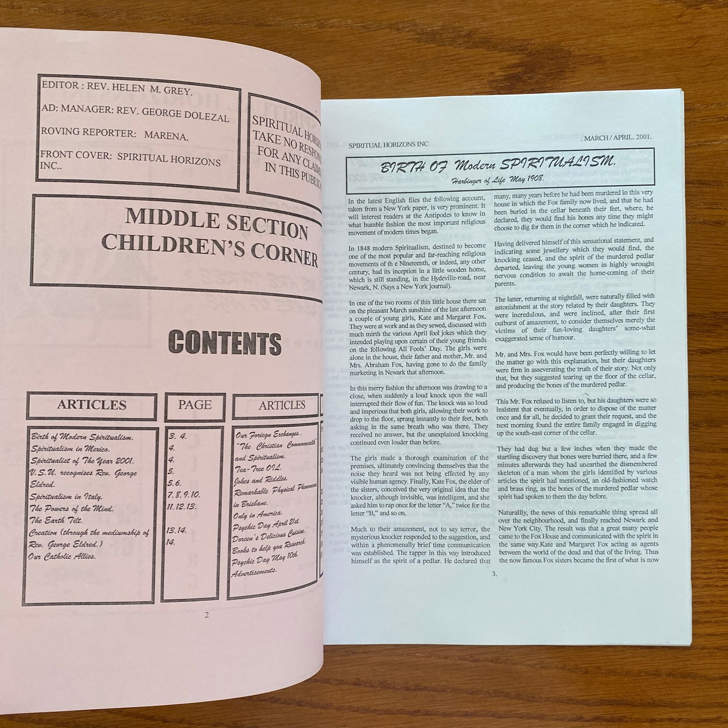 Spiritual Horizons 18