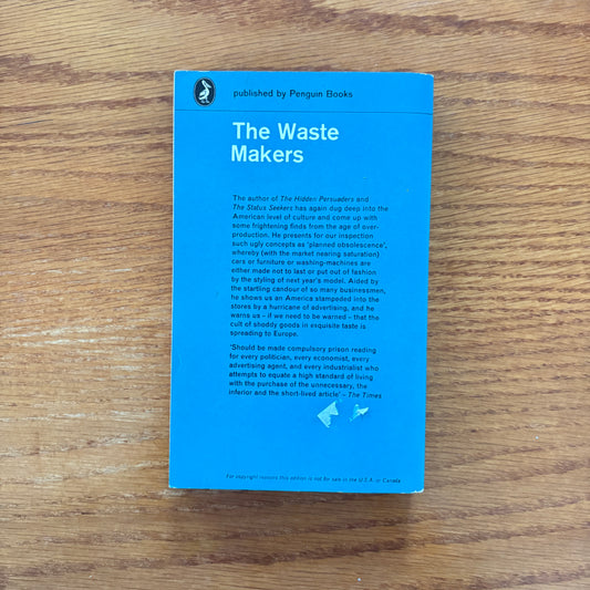The Waste Makers - Vance Packard