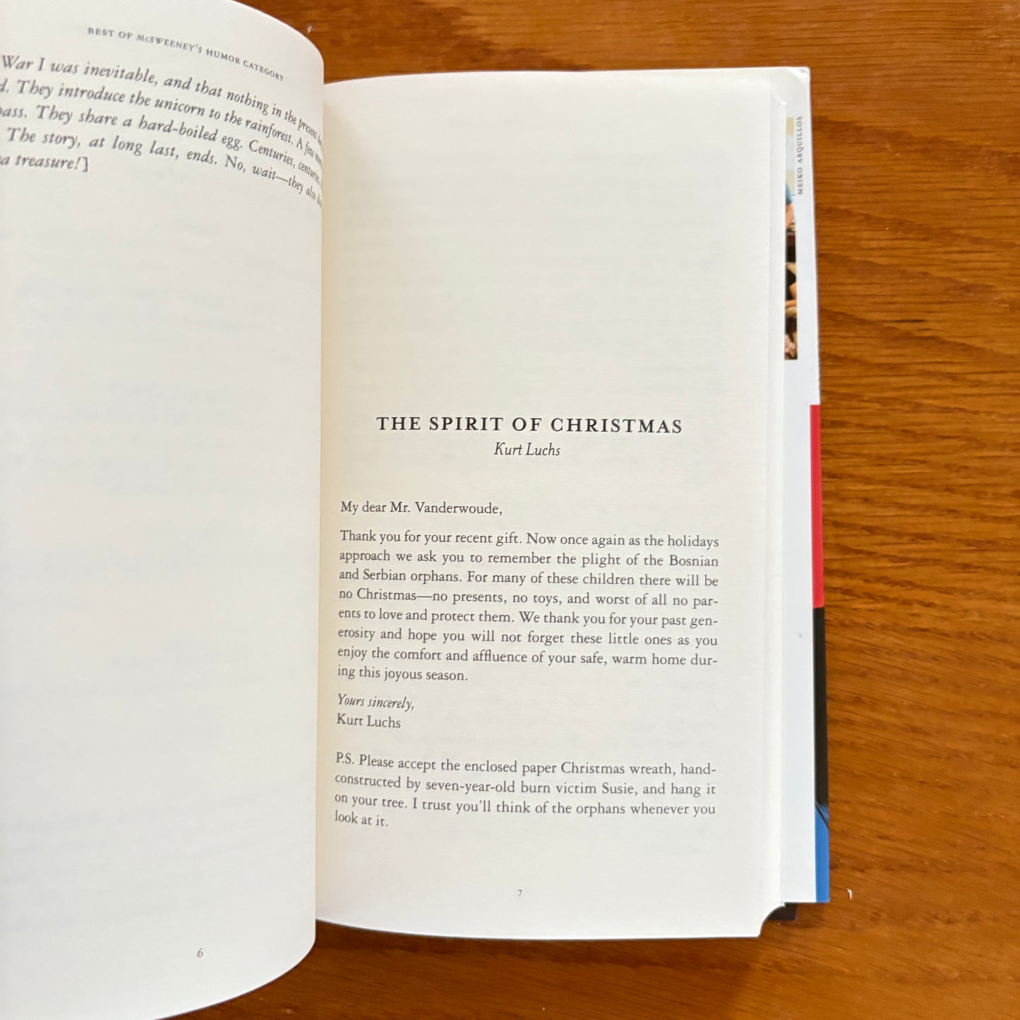 Created in Darkness by Troubled Americans: The Best of McSweeney’s Humor Category