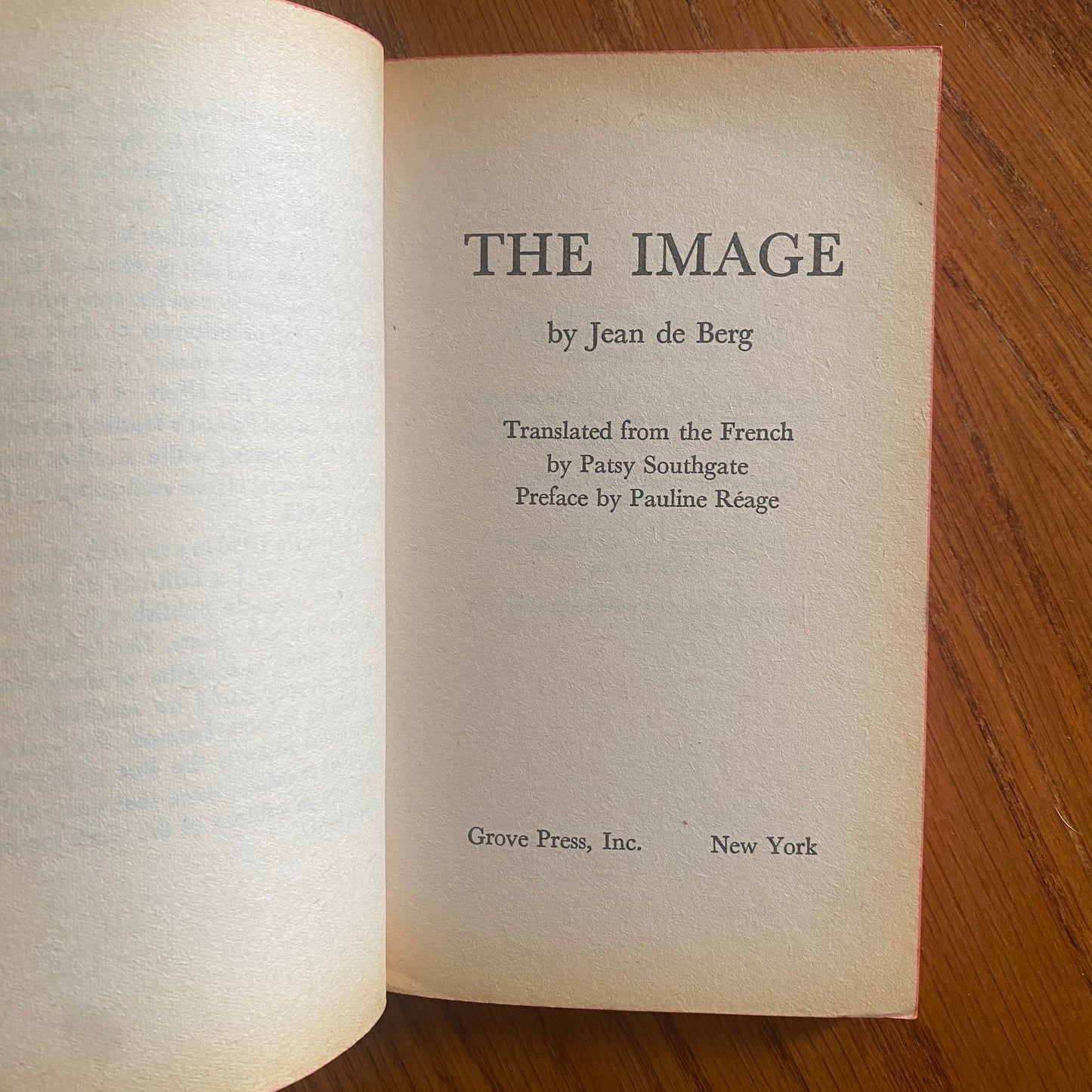 The Image - Jean De Berg