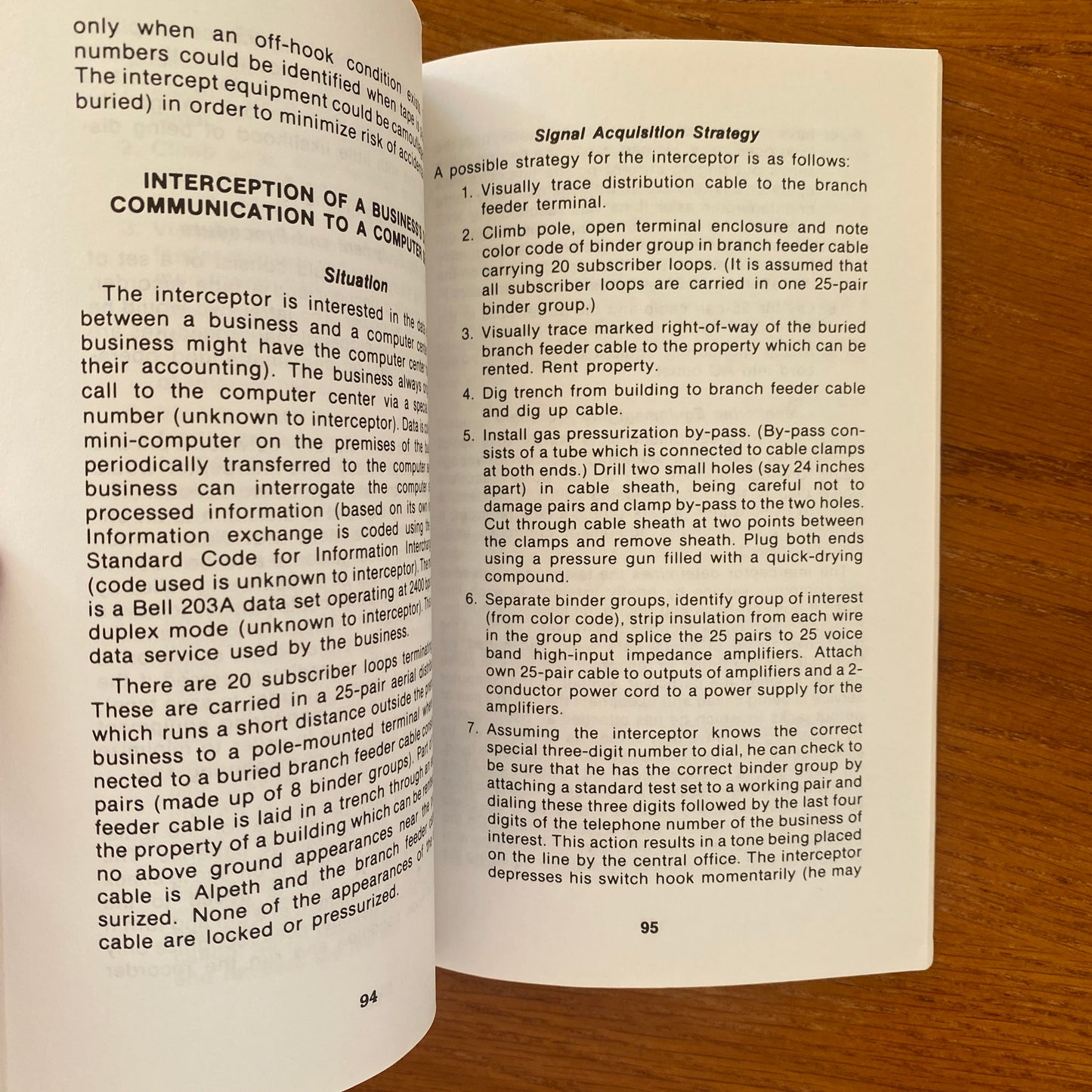 Covert Surveillance  & Electronic Penetration - William B. Moran