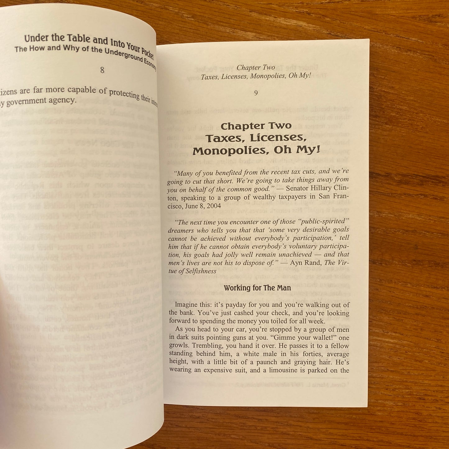 Under The Table And Into Your Pocket - Bill Wilson