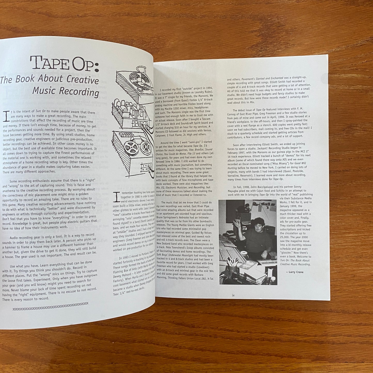 The Tape Op: The Book About Creative Music Recording - Larry Crane