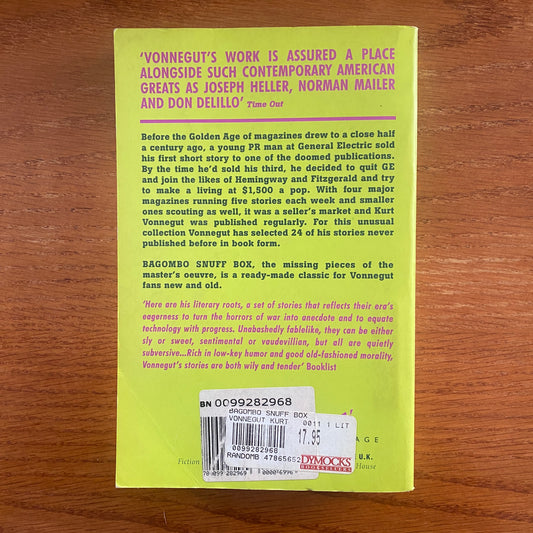 Kurt Vonnegut - Bagombo Snuff Box