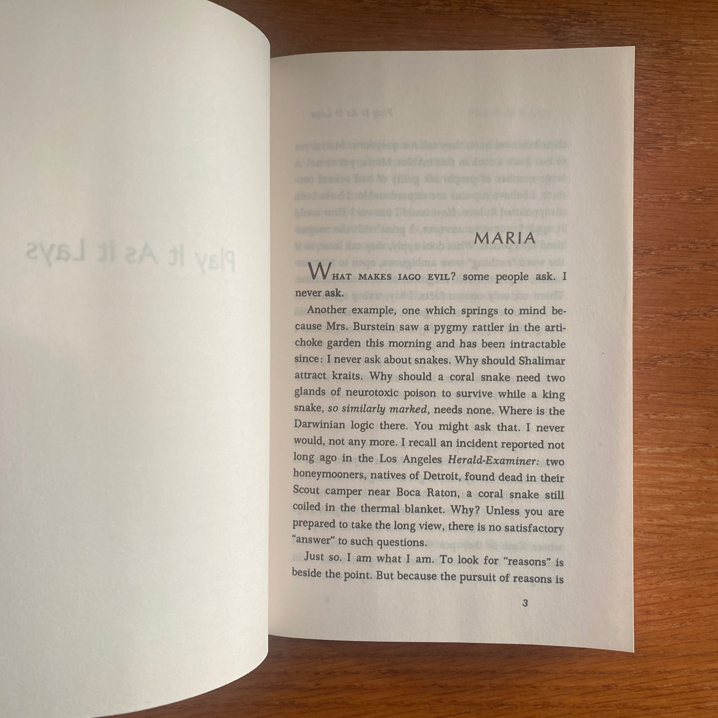 Joan Didion - Play It As It Lays