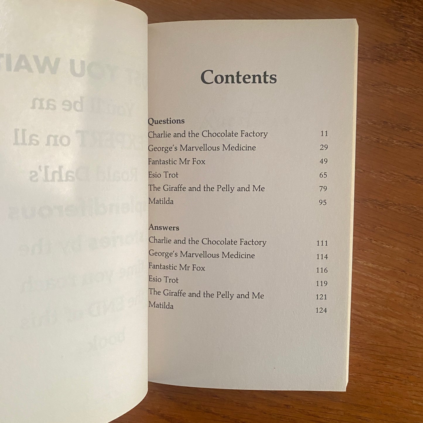 Roald Dahl - Splendiferous Quiz Book