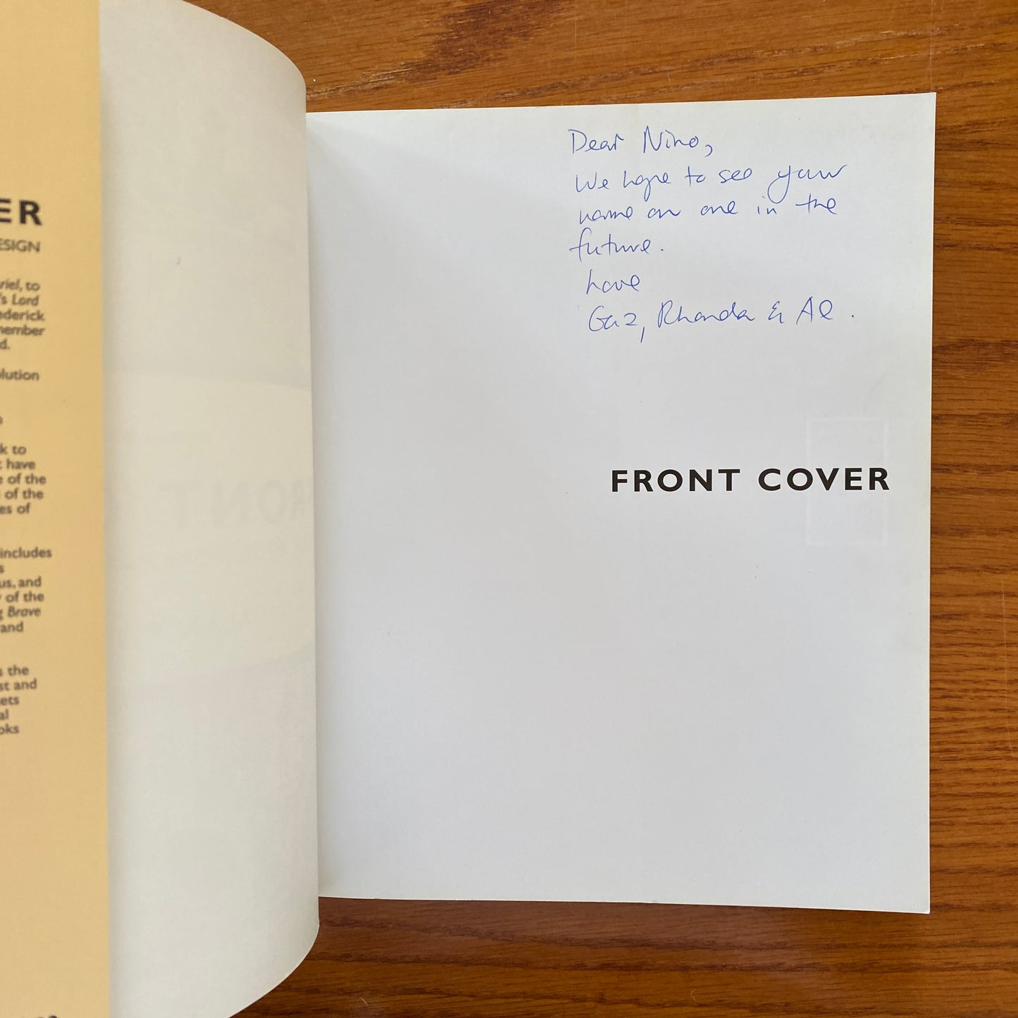 Front Cover: Great Book Jacket And Cover Design -