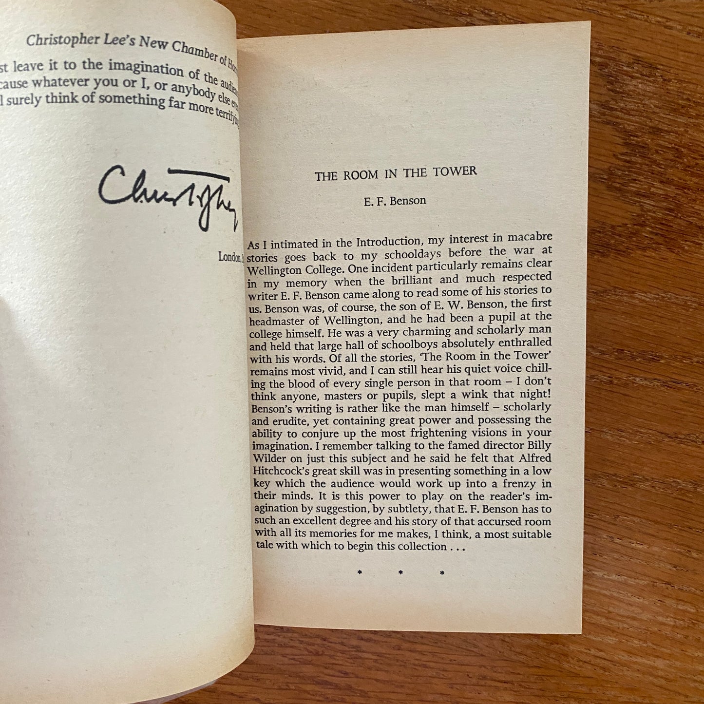 Christopher Lee's New Chamber Of Horrors