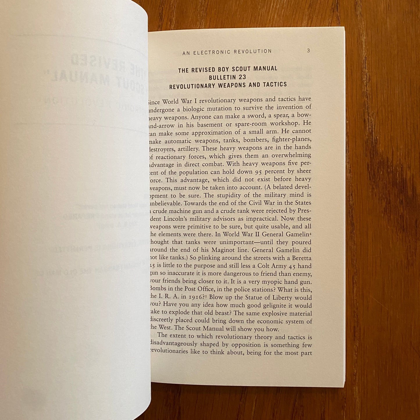William S. Burroughs' The Revised Boy Scout Manual: An Electronic Revolution