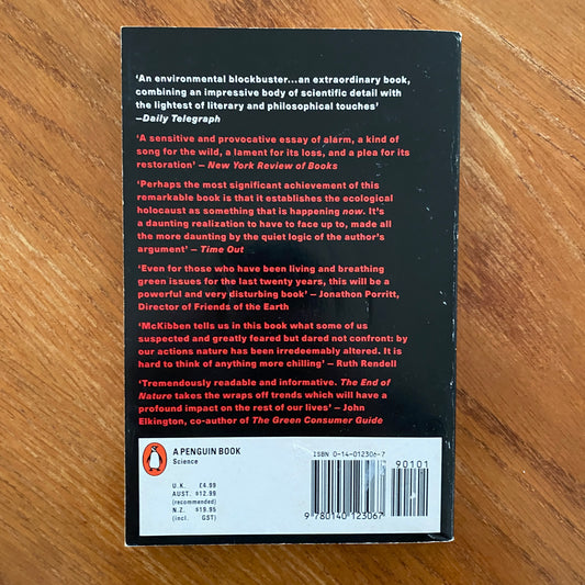 The End Of Nature - Bill McKibben