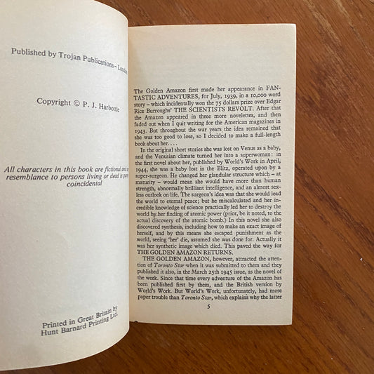 Conquest Of The Amazon - John Russel Fearn