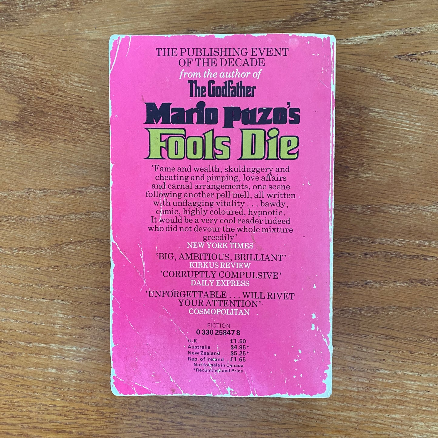 Mario Puzo - Fools Die