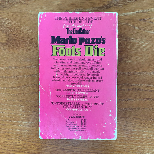Mario Puzo - Fools Die