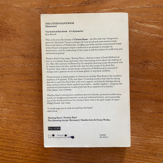 The Citizen Kain Book - Pauline Kael