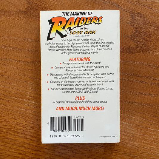 The Making Of Raiders Of The Lost Ark - Derek Taylor