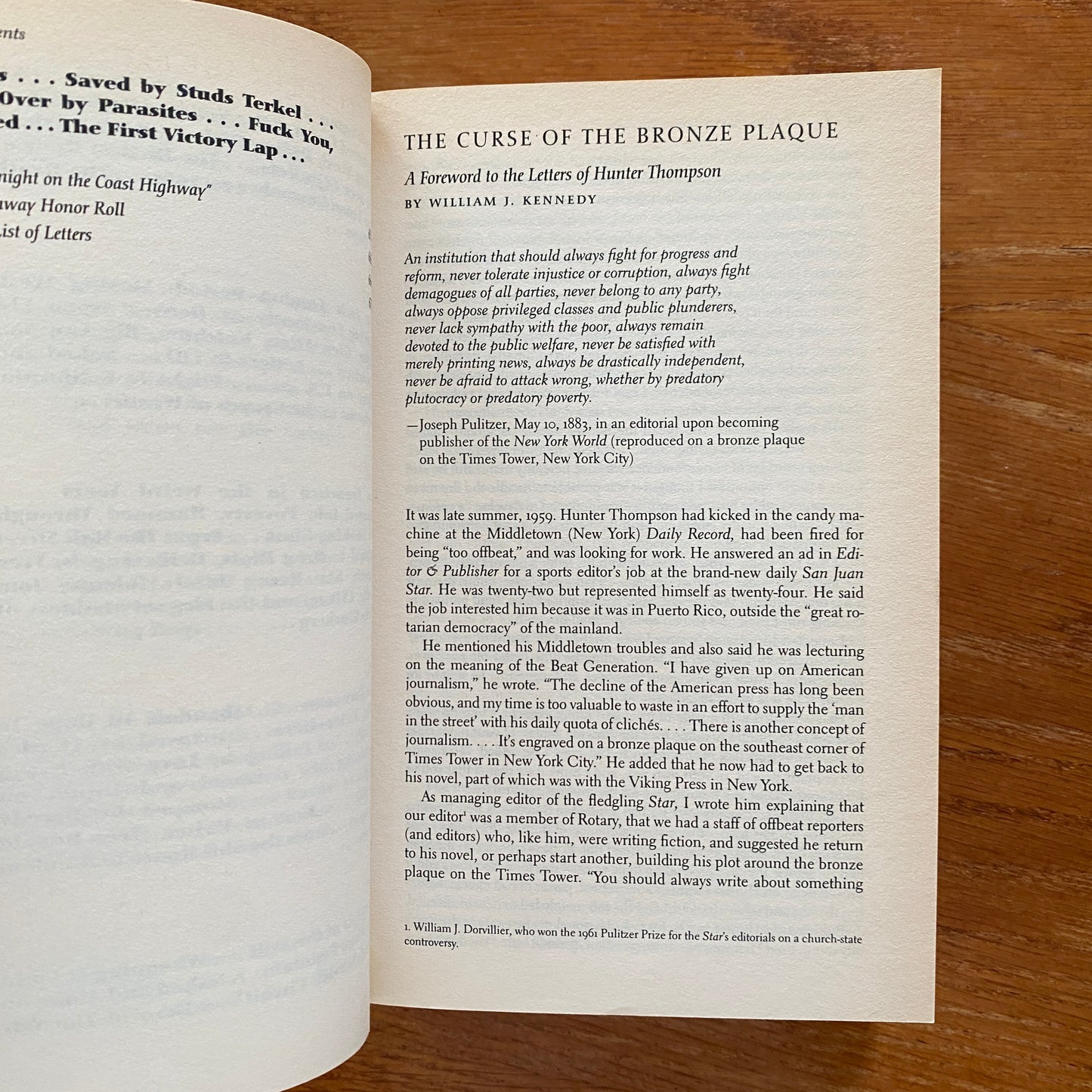 Hunter S. Thompson - The Proud Highway