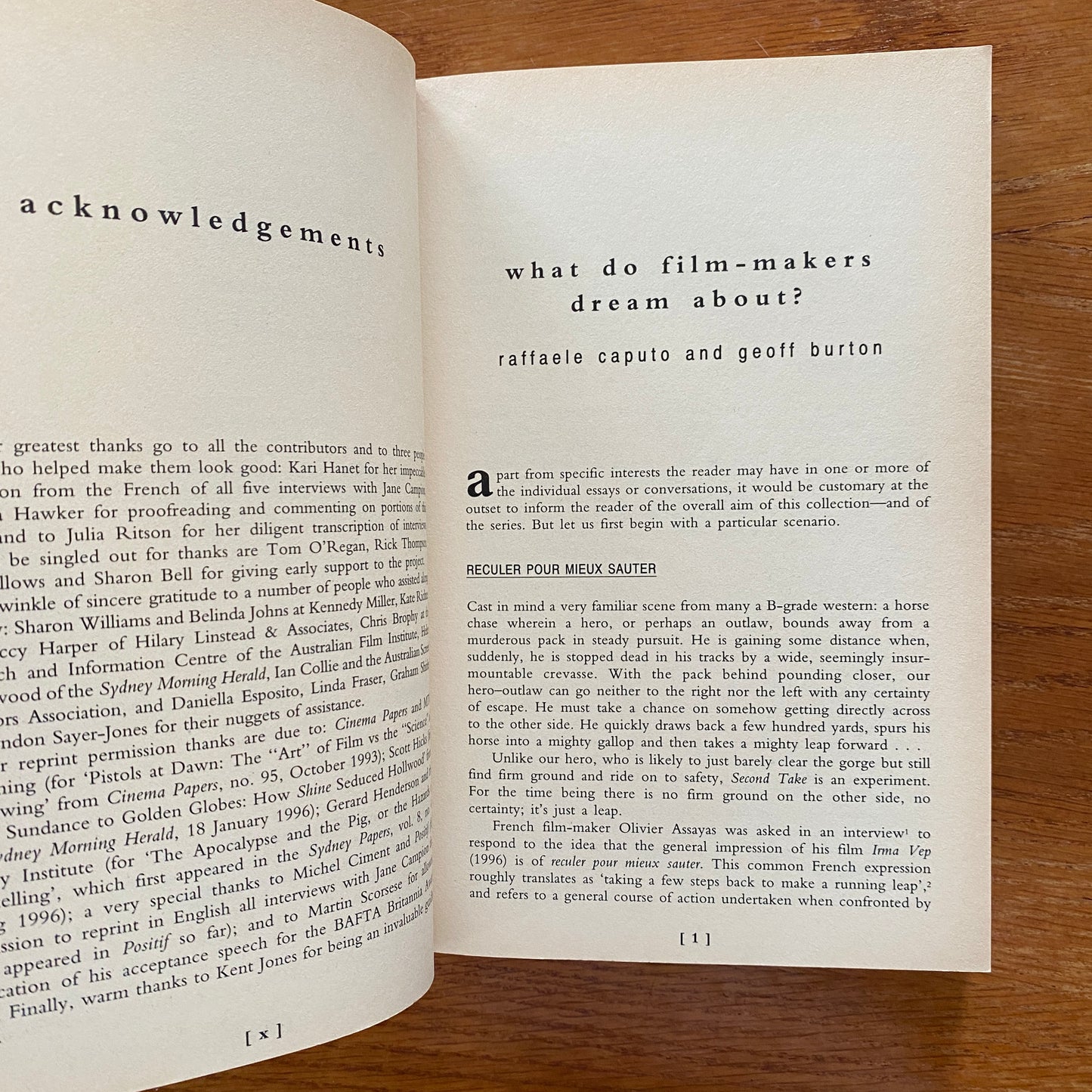 Second take: Australian Film Makers Talk - Raffaele Caputo