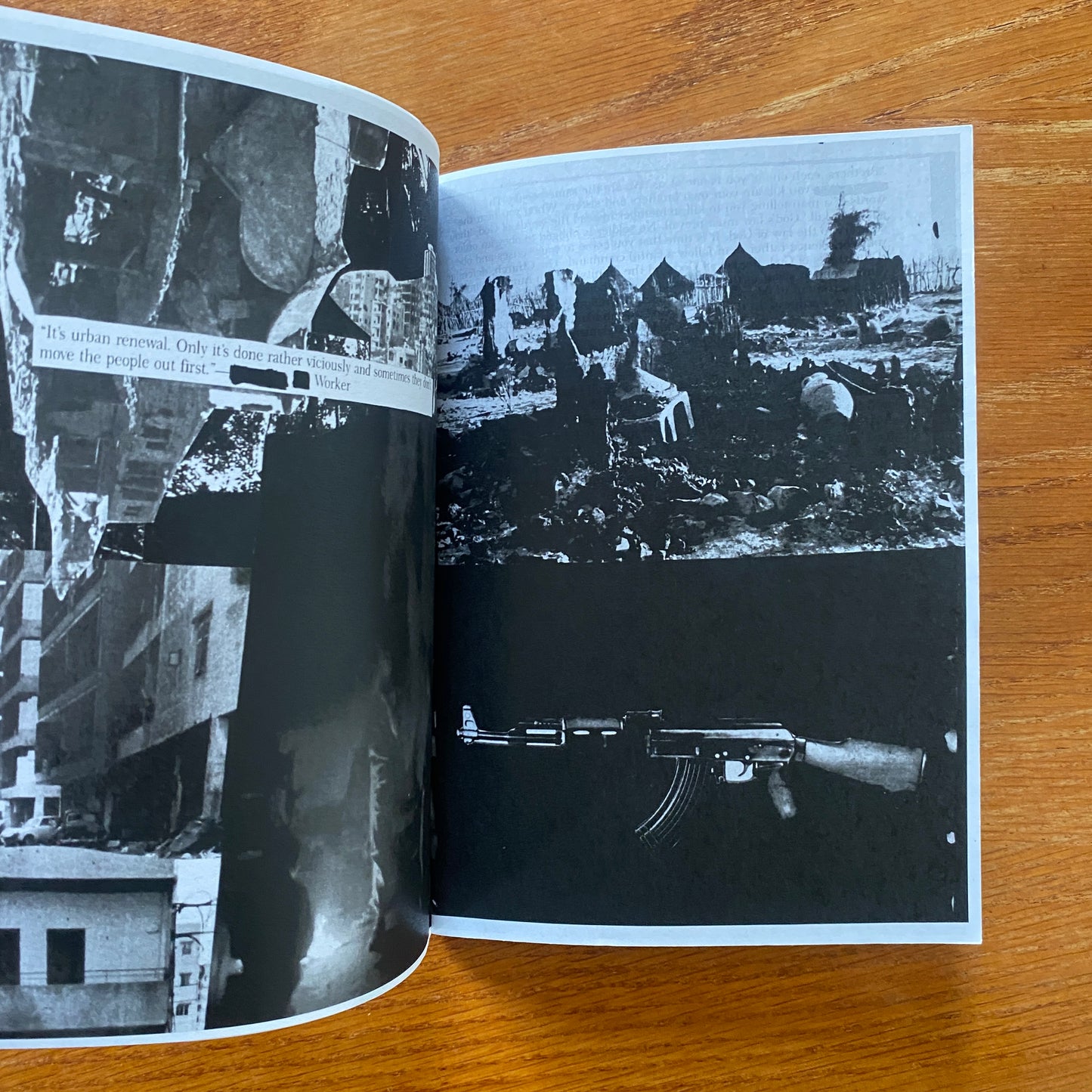 Face Blackened with Camouflage Cream