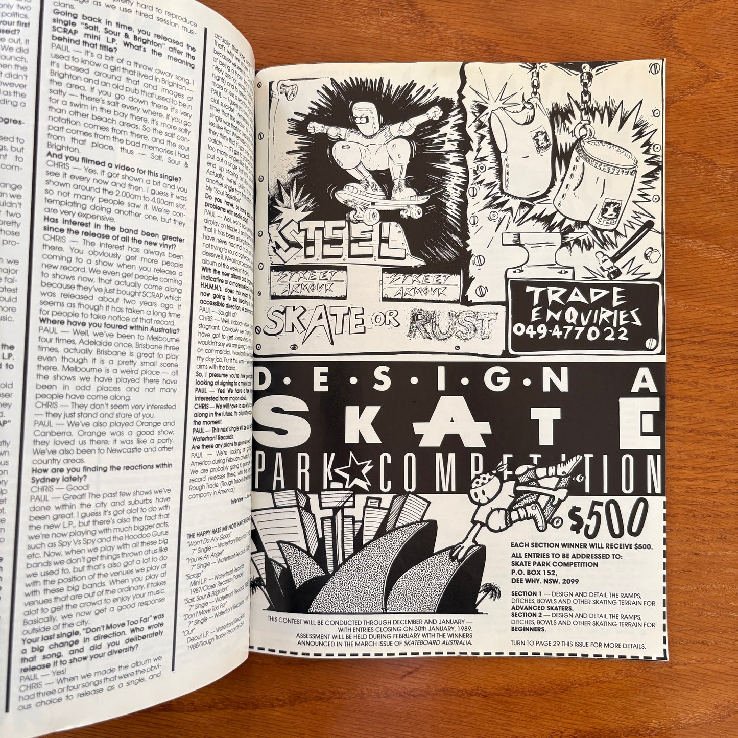 Skateboard Australia Magazine V1N11