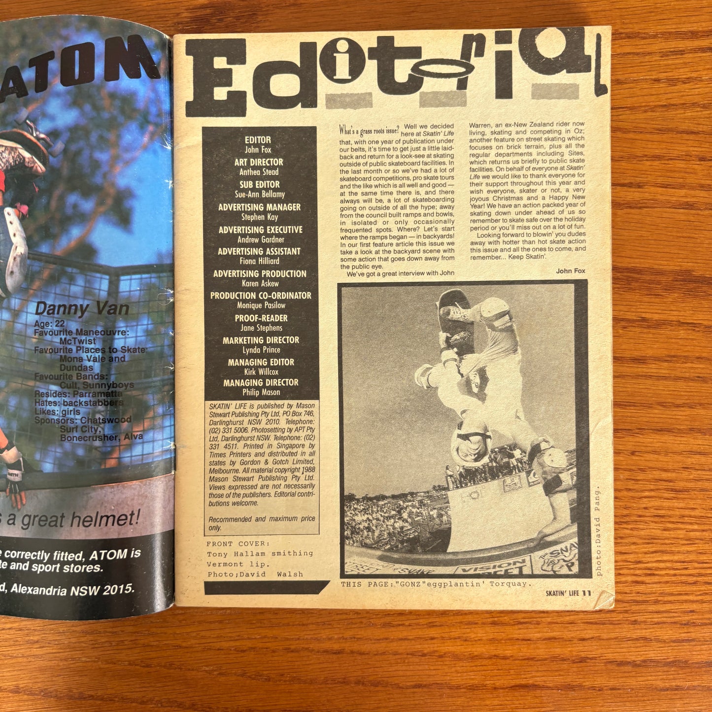 Skatin' Life Nov 1988