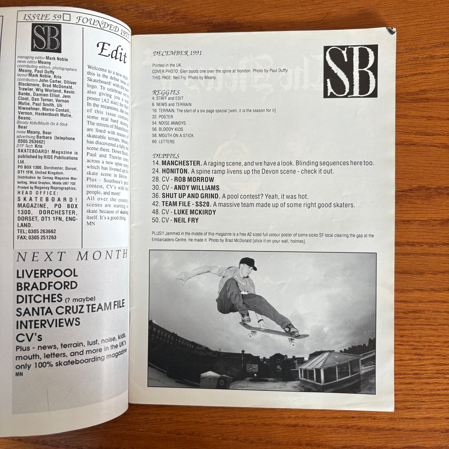 Skateboard! December 1991