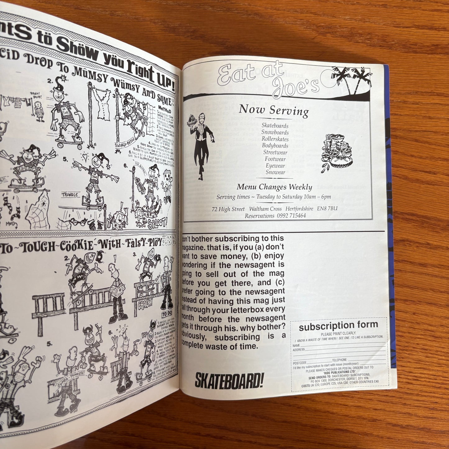 Skateboard! December 1991