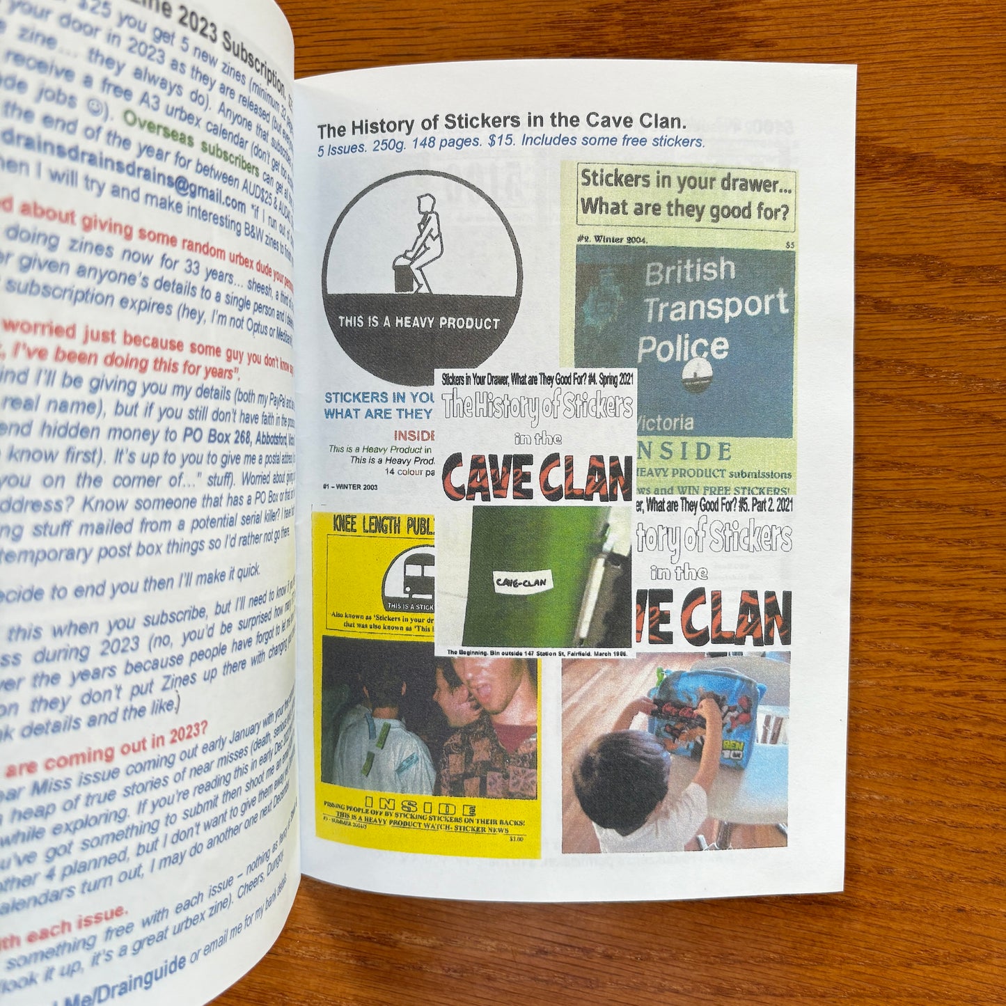 Il Draino - Cave Clan - The History Of Stickers in The Cave Clan