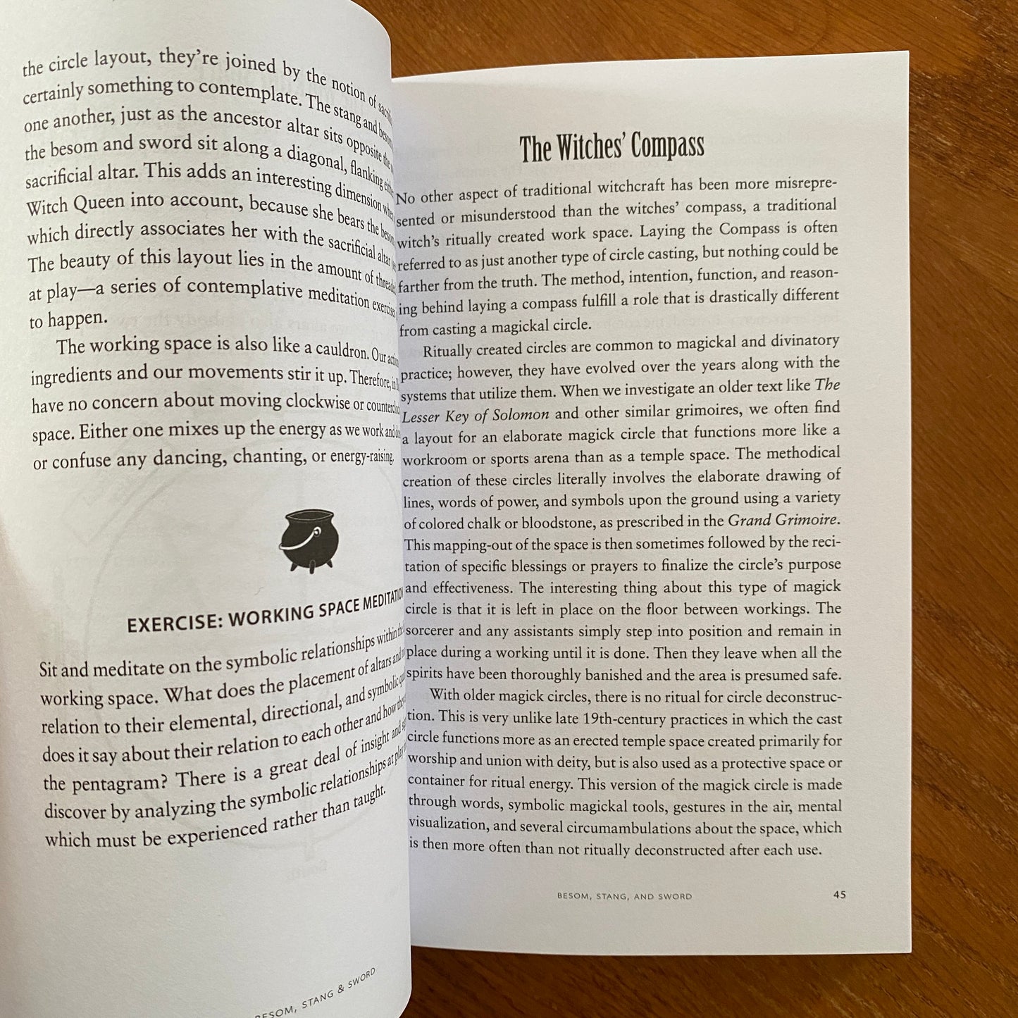 Besom, Stang & Sword: A Guide to Traditional Witchcraft, the Six-Fold Path & the Hidden Landscape - Christopher Orapello & Tara-Love Maguire
