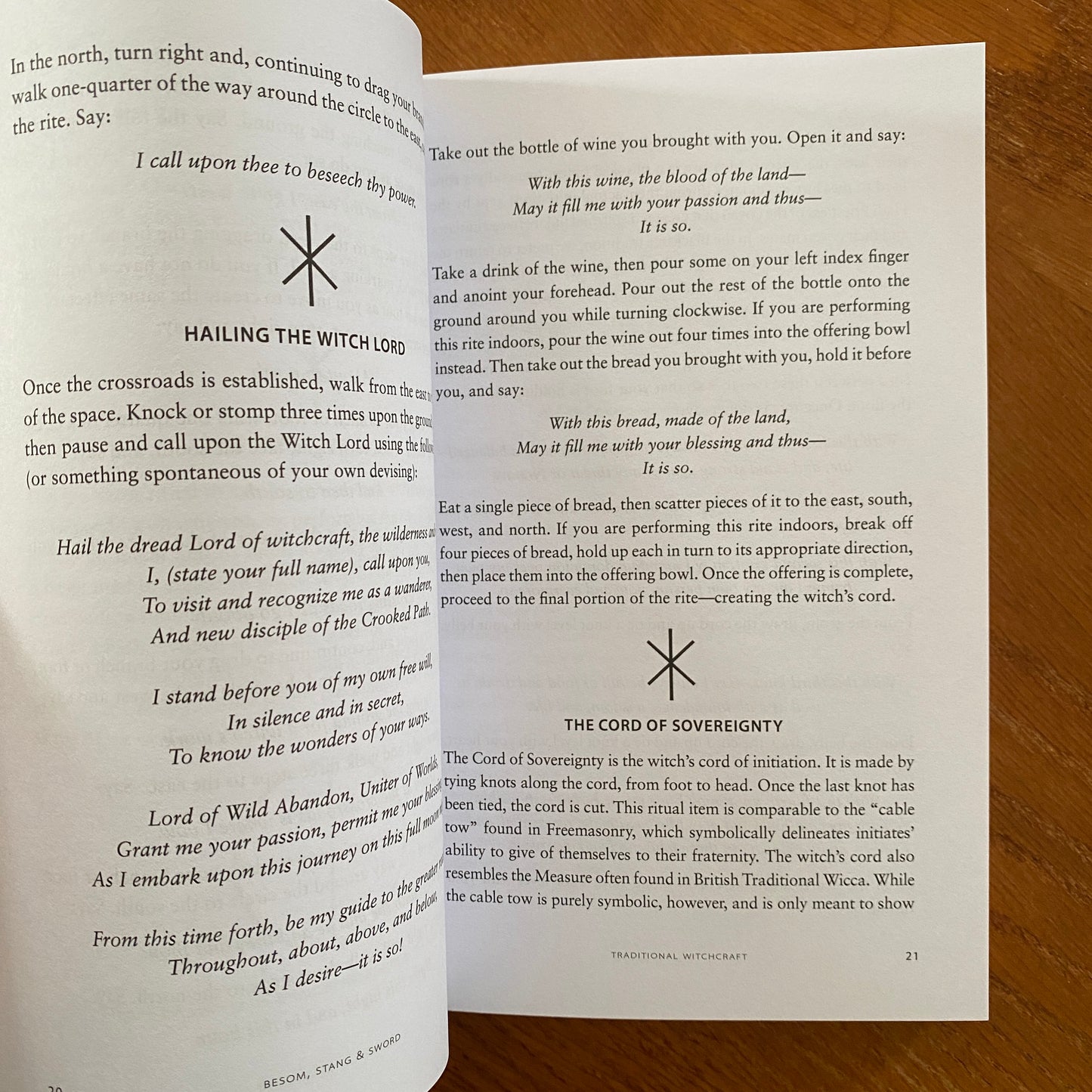 Besom, Stang & Sword: A Guide to Traditional Witchcraft, the Six-Fold Path & the Hidden Landscape - Christopher Orapello & Tara-Love Maguire