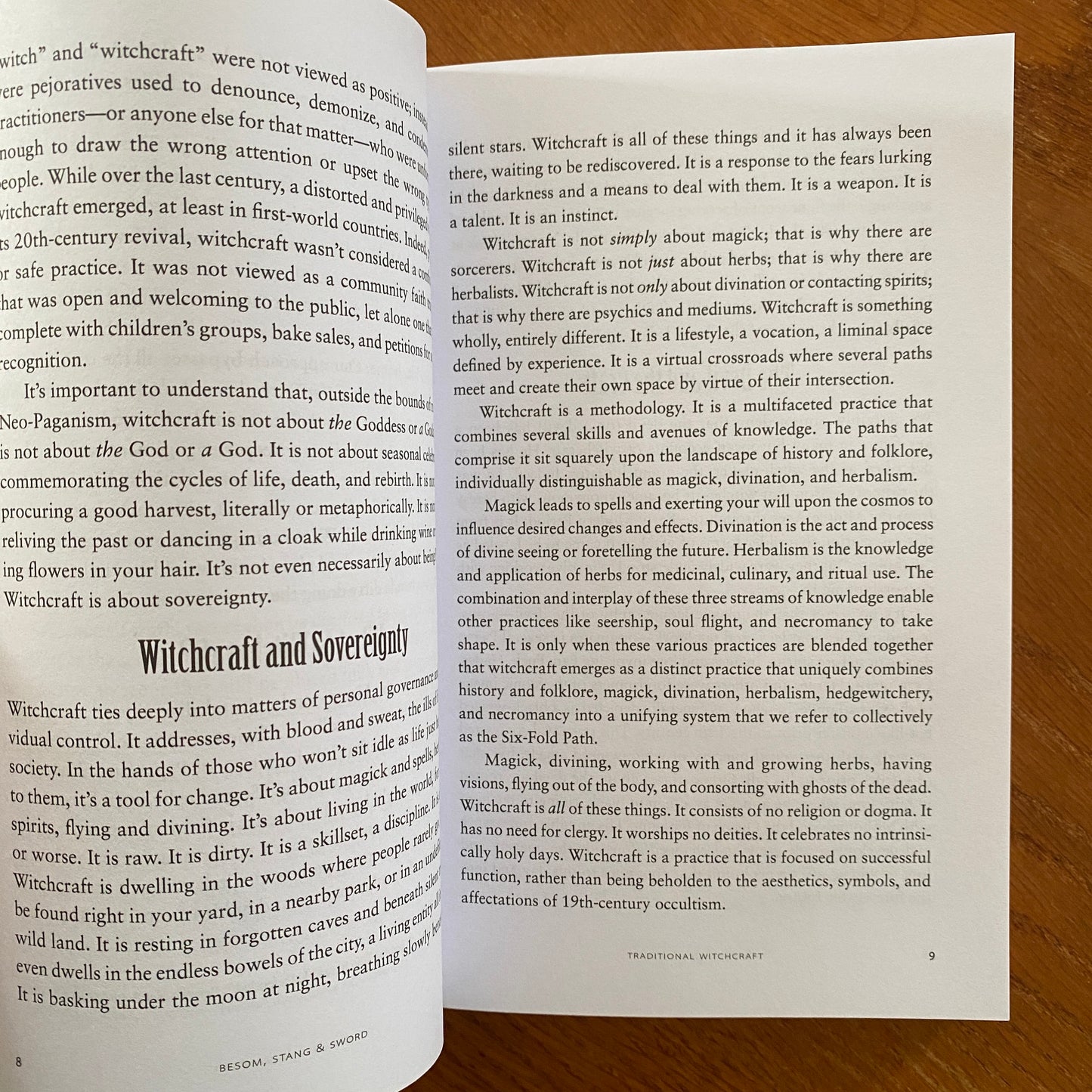 Besom, Stang & Sword: A Guide to Traditional Witchcraft, the Six-Fold Path & the Hidden Landscape - Christopher Orapello & Tara-Love Maguire
