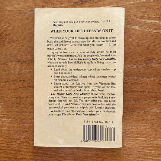 The Heavy Duty New Identity - John Q. Newman