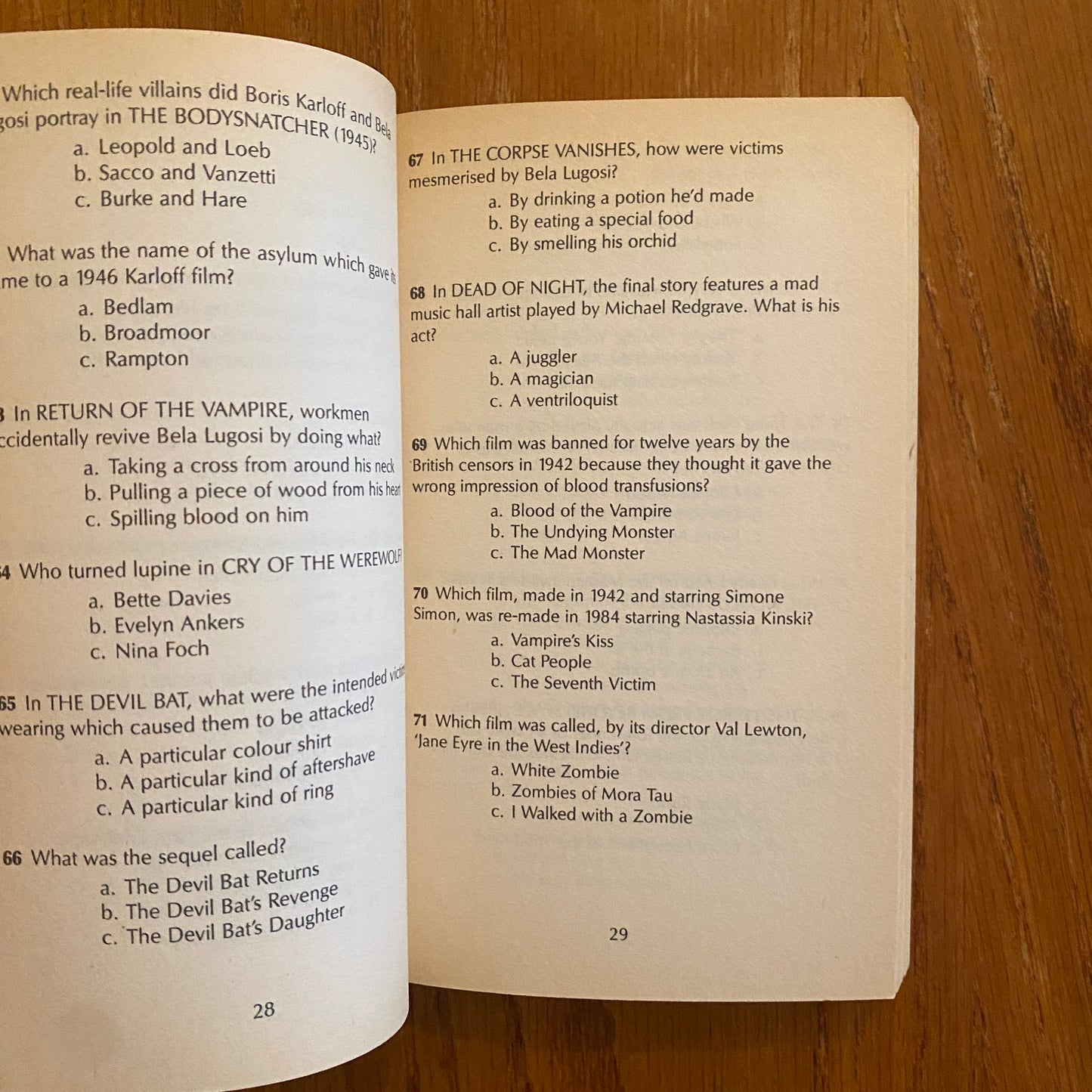 Shaun Hutson - Horror Film Quiz Book