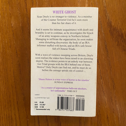 Shaun Hutson - White Ghost