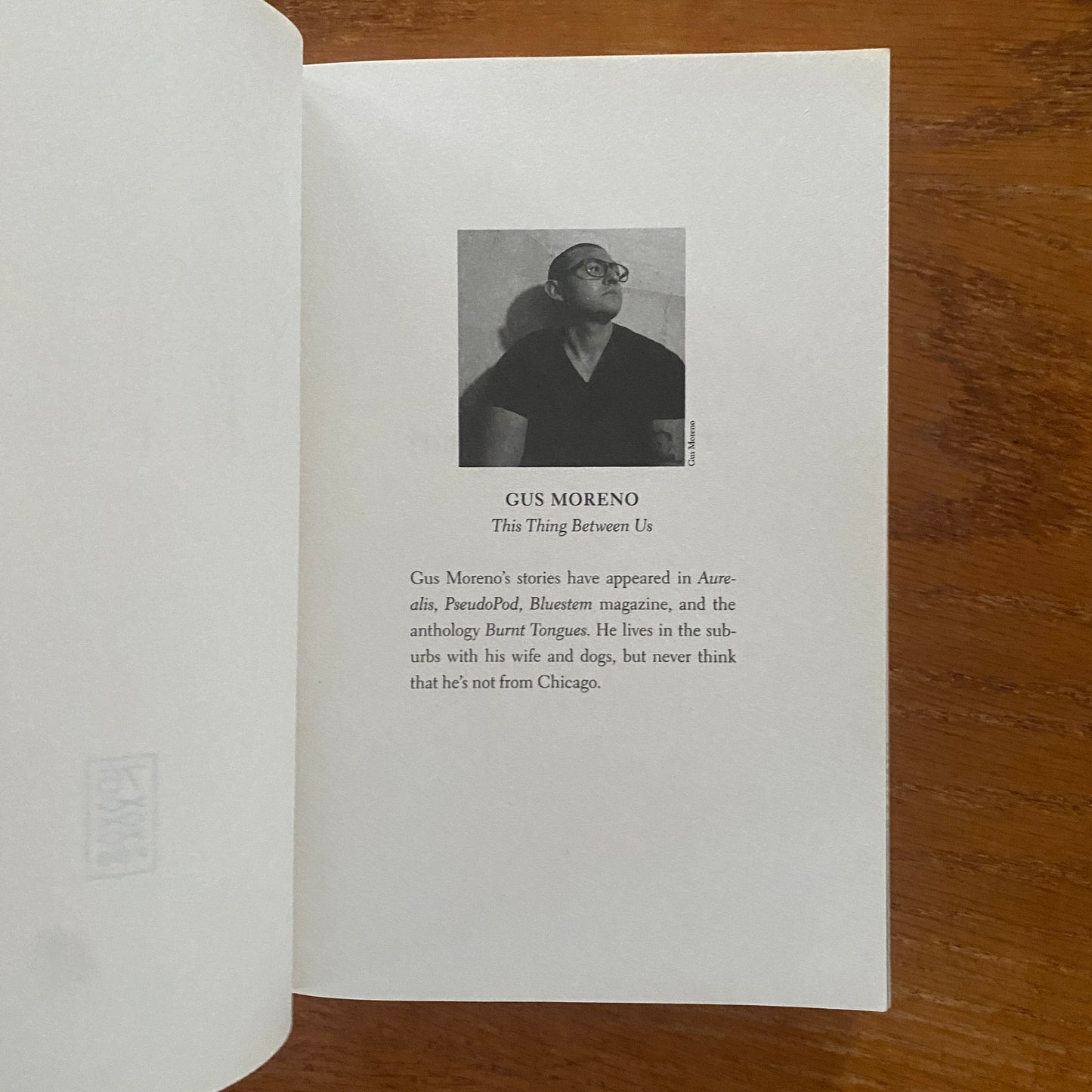 This Thing Between Us - Gus Monero