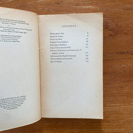 George Orwell - Inside The Whale