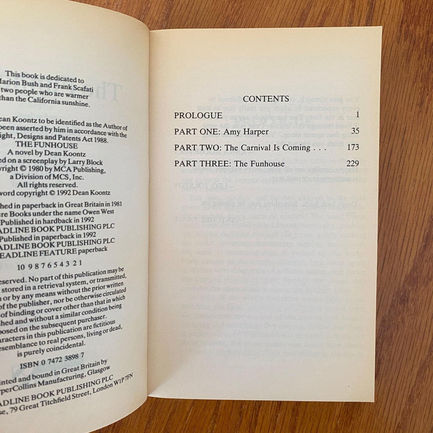 Dean Koontz - The Funhouse