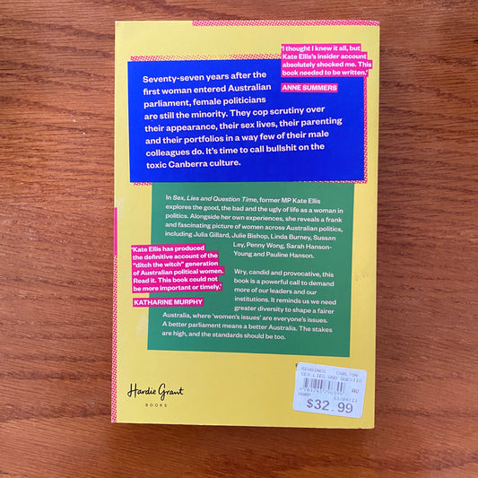 Sex Lies And Question Time - Kate Ellis