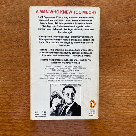 Missing - Thomas Hauser