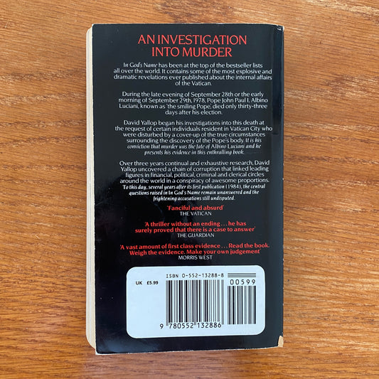 In Gods Name - David Yallop