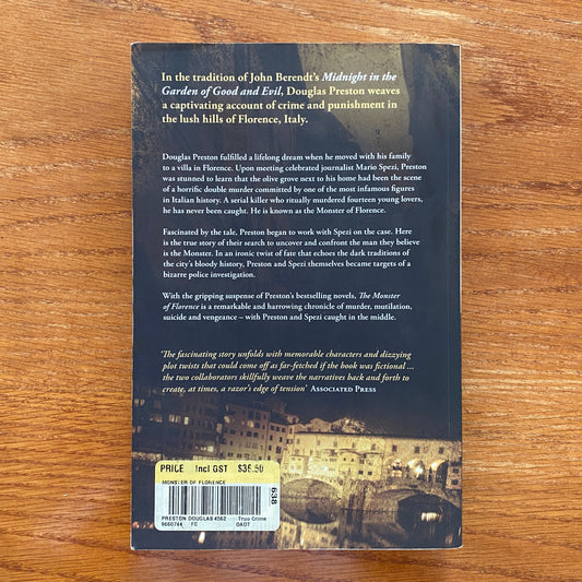 The Monster Of Florence - Douglass Preston & Mario Spezi