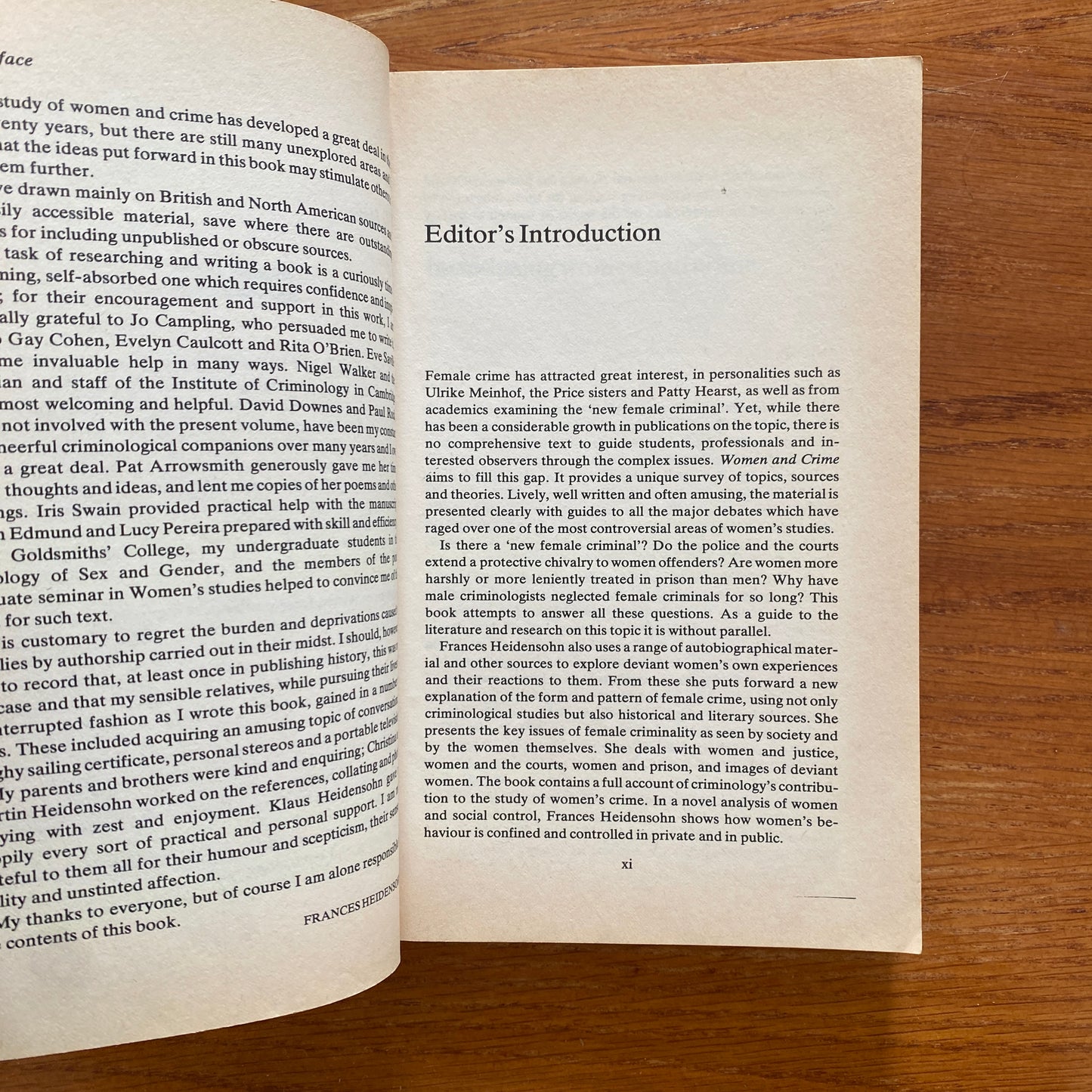 Women & Crime - Frances Heidensohn