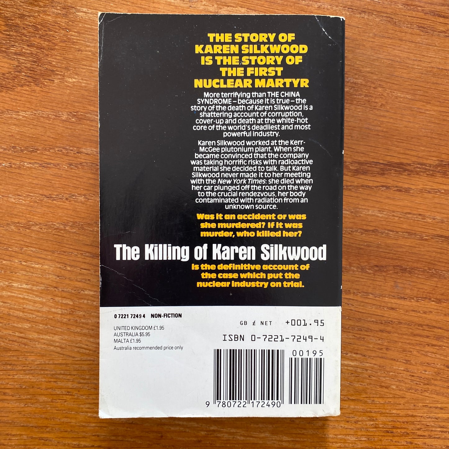 The Murder Of Karen Silkwood - Richard Rashke